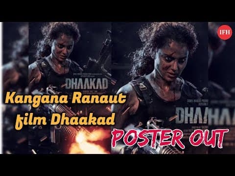 Kangana's Ranaut Movie Dhaakad New Poster Release | Indian Film History