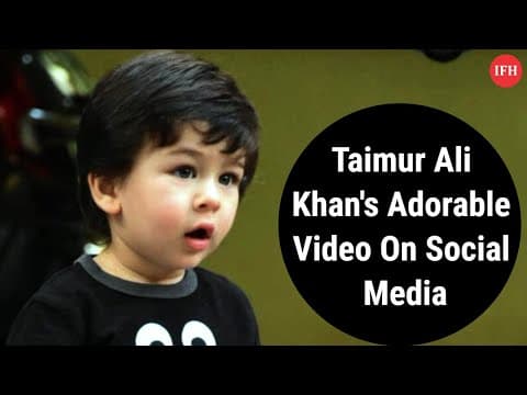 VIRAL | Taimur Ali Khan's Adorable Video On Social Media | IFH
