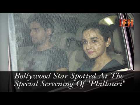 Phillauri Special Screening Spotted | Shah Rukh Khan | Rekha | Alia Bhatt | Sidharth Malhotra