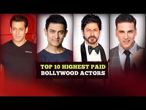 Highest Paid Bollywood Actors | Shahrukh Khan | Salman Khan | Amitabh Bachchan