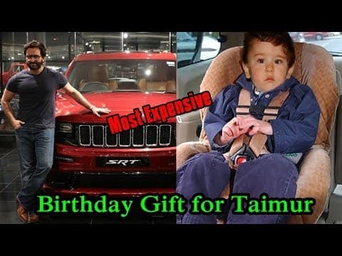 Saif Ali Khan's EXPENSIVE Gift For Son Taimur Ali Khan |Indian Film History
