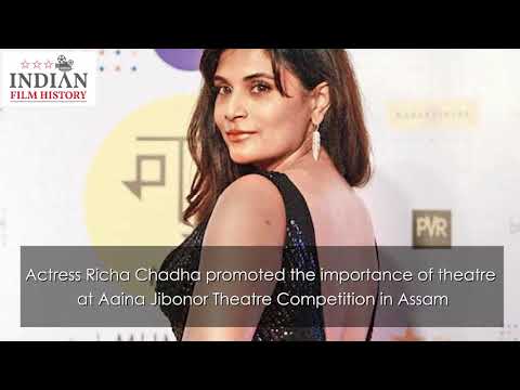 Richa Chadha Promotes Theatre At Fest In Assam