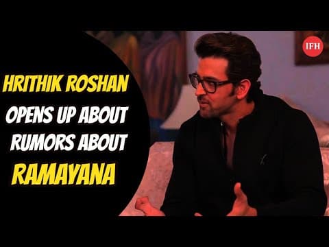 Hrithik Roshan Opens Up About Rumors About Ramayana | IFH