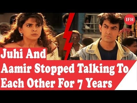 Juhi And Aamir Stopped Talking To Each Other For 7  Years Because Of This Reason