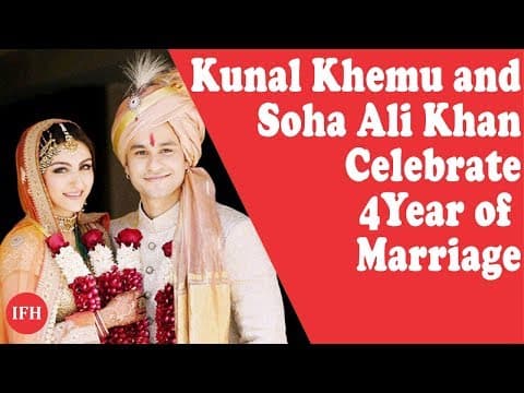 Kunal Khemu Seals Fourth Year Of Marriage With Soha Ali Khan