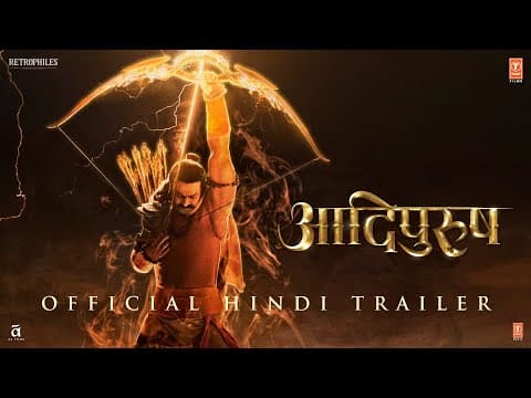 Bahubali Star Prabhas And Actress Kriti Sanon Starrer Film Adipurush Trailer Released.