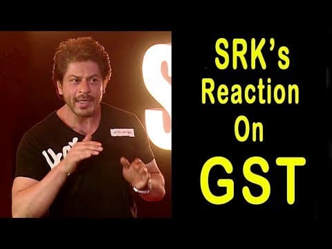 Shahrukh Khan's Reaction On GST | Indian Film History
