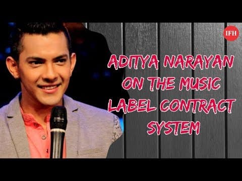 Aditya Narayan On The Music Label Contract System