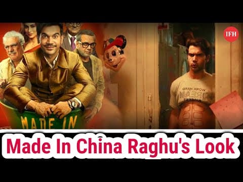 Rajkumar Rao Shares Made In China Raghu's Look | IFH