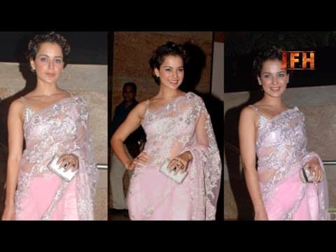 Kangana Ranaut Sculpted Figure Revealed In Saree | Indian Film History