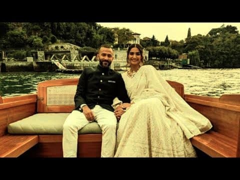 Sonam Kapoor Poses Beautiful Pictures With Anand Ahuja | IFH