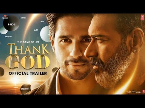 Ajay Devgn And Sidharth Malhotra Starrer Thank God Trailer Out!