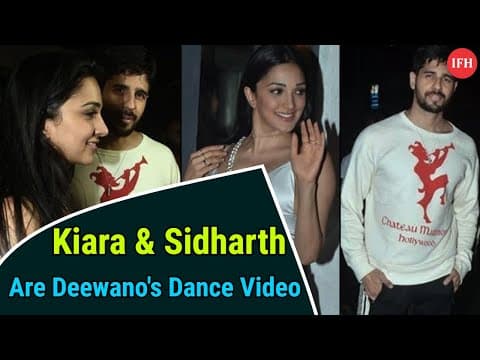 VIRAL | Kiara & Sidharth's Are Deewano's Dance Video | IFH