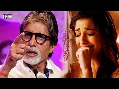 Amitabh Bachchan ने Sonam Kapoor को क्यों डांटा | Indian Film History