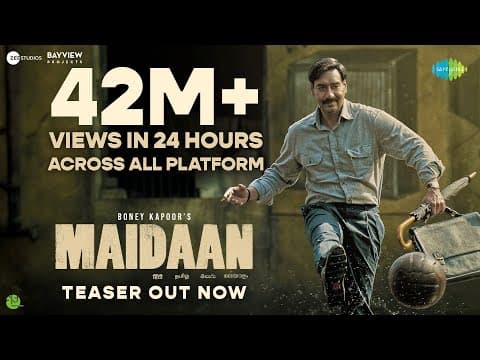 Ajay Devgn Released The Powerful Teaser Of The Upcoming Film 'Maidaan'.