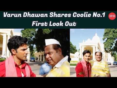 Varun Dhawan Shares Coolie No.1 First Look Out | Indian Film History