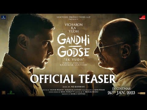 Rajkumar Santoshi's Film 'Gandhi Godse Ek Yudh' Teaser Release.
