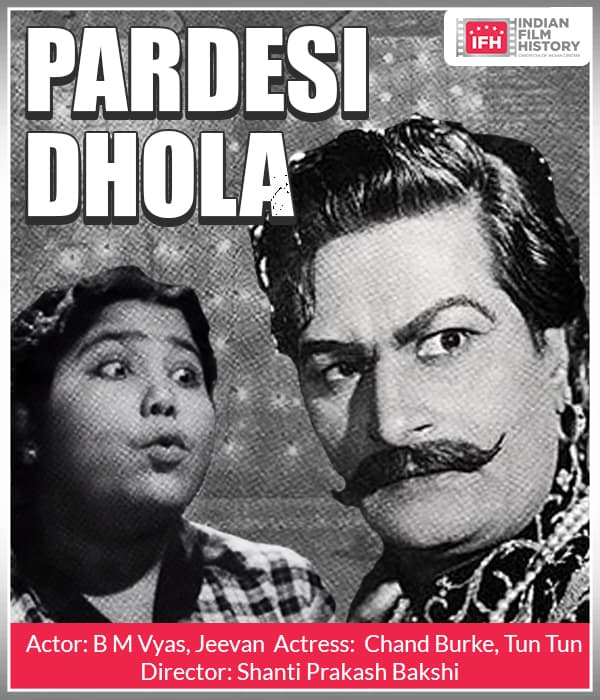Pardesi Dhola (1962) poster