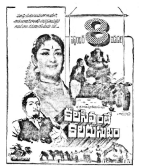 Kalasi Vunte Kaladu Sukham (1961) poster