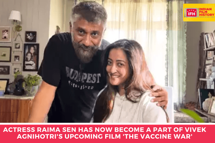 Actress Raima Sen Has Now Become A Part Of Vivek Agnihotri's Upcoming Film 'The Vaccine War'