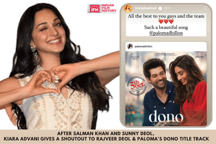 After Salman Khan And Sunny Deol, Kiara Advani Gives A Shoutout To Rajveer Deol & Paloma's Dono Title Track