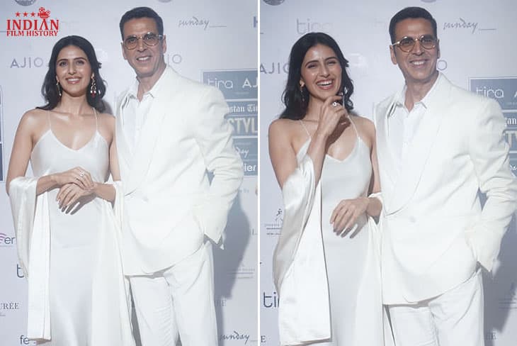 Akshay Kumar Accompanies Niece Simar Bhatia To HT India's Most Stylish Awards, Poses Gracefully For Photographs