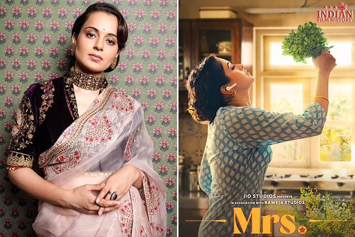 Kangana Ranaut Indirectly Slams Mrs., Blames Bollywood For Distorting Marriage