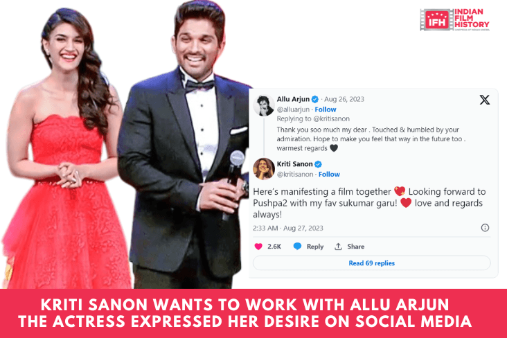 Kriti Sanon Wants To Work With Allu Arjun, The Actress Expressed Her Desire On Social Media