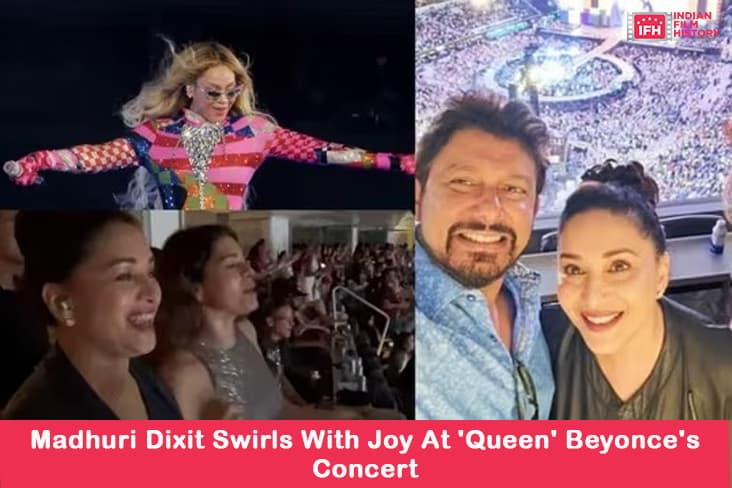 Madhuri Dixit Swirls With Joy At 'Queen' Beyonce's Concert