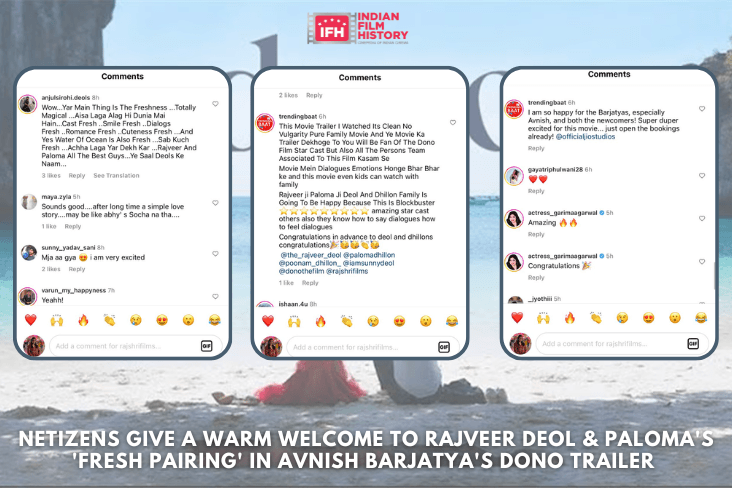 Netizens Give A Warm Welcome To Rajveer Deol And Palomas Fresh Pairing In Avnish Barjatyas Dono Trailer