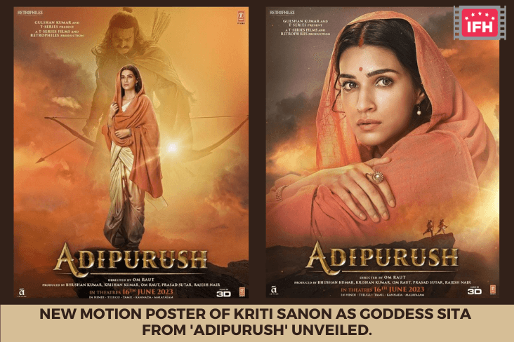 New Motion Poster Of Kriti Sanon As Goddess Sita From Adipurush Unveiled