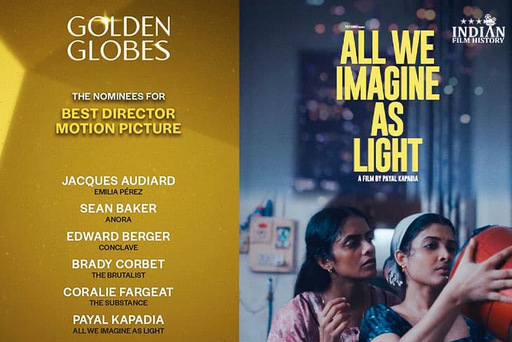 Payal Kapadia's All We Imagine As Light Secures Two Nominations At The Golden Globe Awards 2025