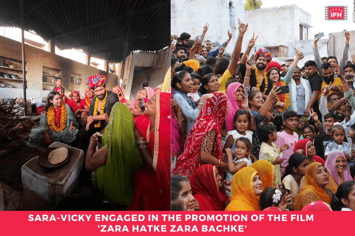 Sara-Vicky Engaged In The Promotion Of The Film 'Zara Hatke Zara Bachke'