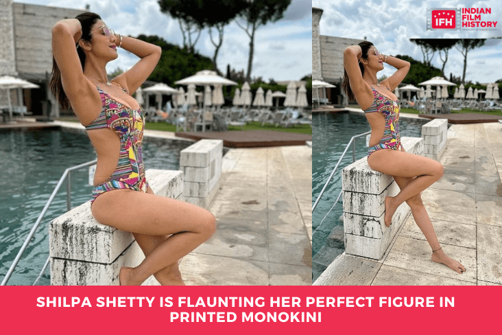 Shilpa Shetty Is Flaunting Her Perfect Figure In Printed Monokini