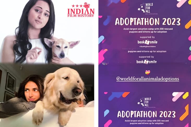 Sonakshi Sinha, Jacqueline Fernandez, Athiya Shetty, And Others Show Support Towards Adoptathon 2023