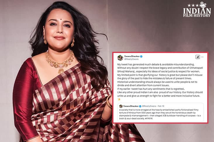 Swara Bhaskar Clarifies Her Tweet On Chhaava, Issues Statement On Social Media