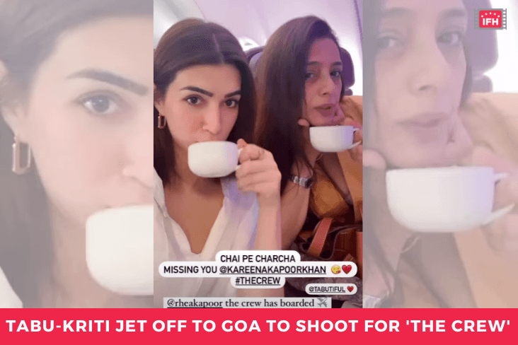 Tabu-Kriti Jet Off To Goa To Shoot For 'The Crew'