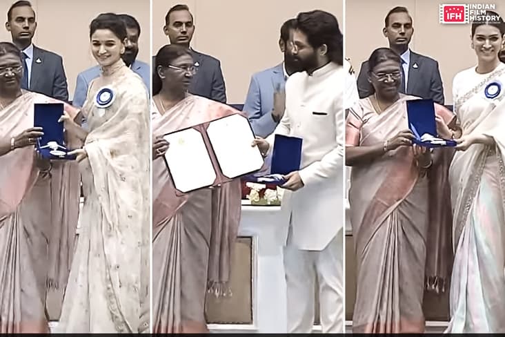 The 69th National Film Awards: Alia Bhatt, Kriti Sanon, Allu Arjun Receives Awards From President Droupadi Murmu