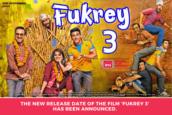 The New Release Date Of The Film 'Fukrey 3' Has Been Announced.