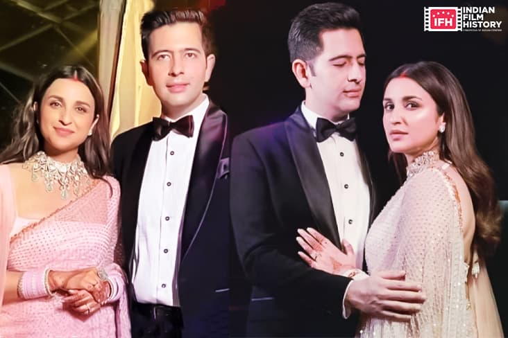 Unseen Pictures: Parineeti Chopra Looks Stunning In Crystal Pink Saree At Her And Raghav Chadha's Wedding Reception