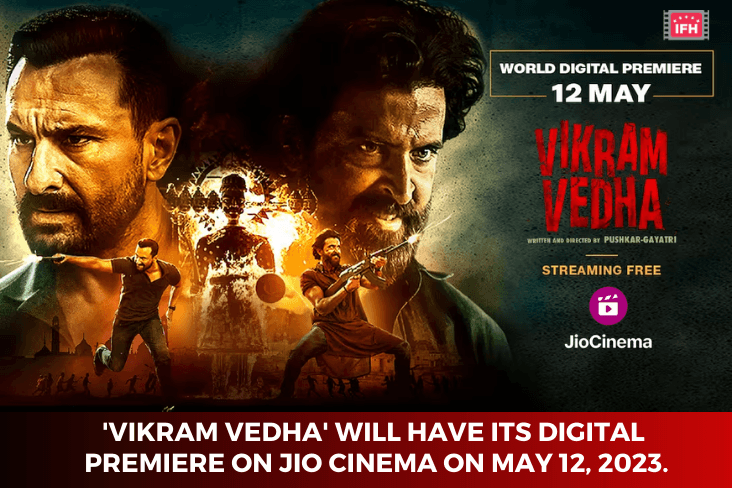 'Vikram Vedha' Will Have Its Digital Premiere On Jio Cinema On May 12, 2023.