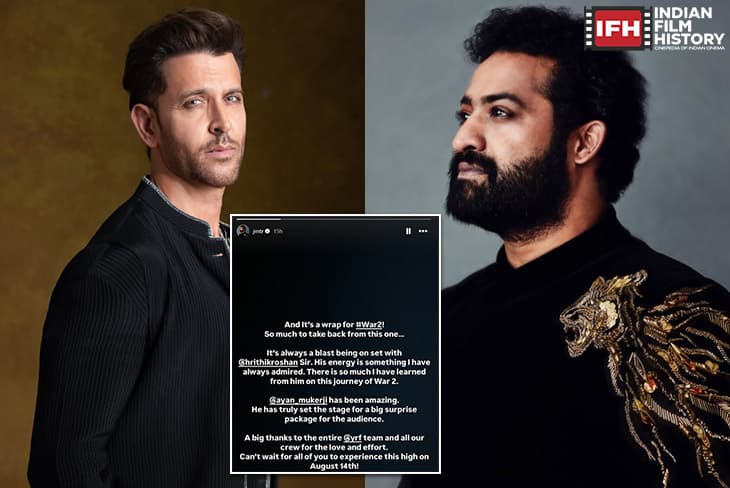 War 2 Shoot Wrapped: Jr NTR Pens Note Praising Hrithik Roshan