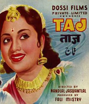 Taj (1956) poster