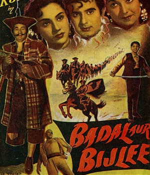 Badal Aur Bijli (1956) poster
