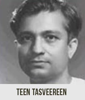 Teen Tasveereen (1954) poster