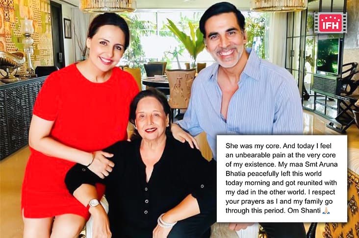 “She Was My Core”, Akshay Kumar Mourns The Passing Of His Mother Aruna Bhatia