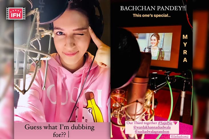 Kriti Sanon Begins Dubbing For Her Akshay Kumar Starrer Bachchan Pandey