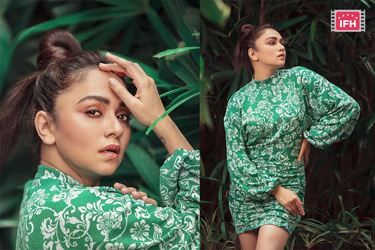 Amruta Khanvilkar Mesmerizes Fans In A Green Boho-Chic Dress