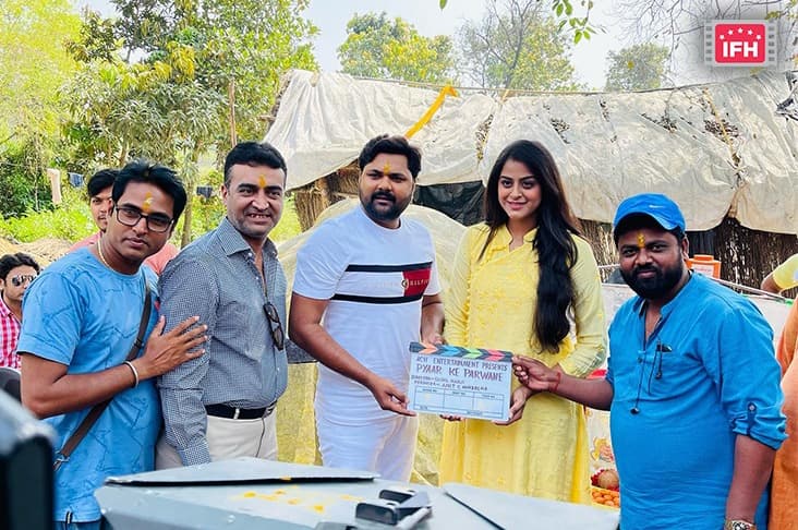Yamini Singh Begins Shooting For The Film Pyaar Ke Parwaane With Samar Singh