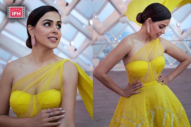 Genelia Deshmukh Will Brighten Your Day In This Sunshine Yellow Gown